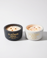Signature 3-Wick Beeswax Candle in Concrete Vessel – The Cleaner Soul