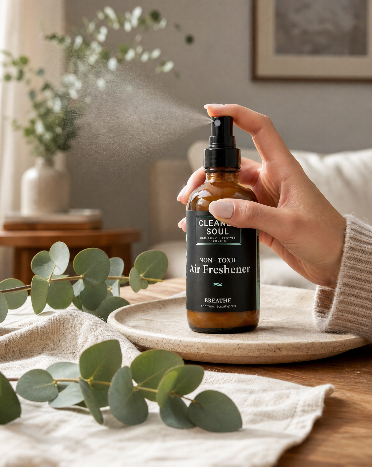Eucalyptus Breathe Air Freshener - The Cleaner Soul