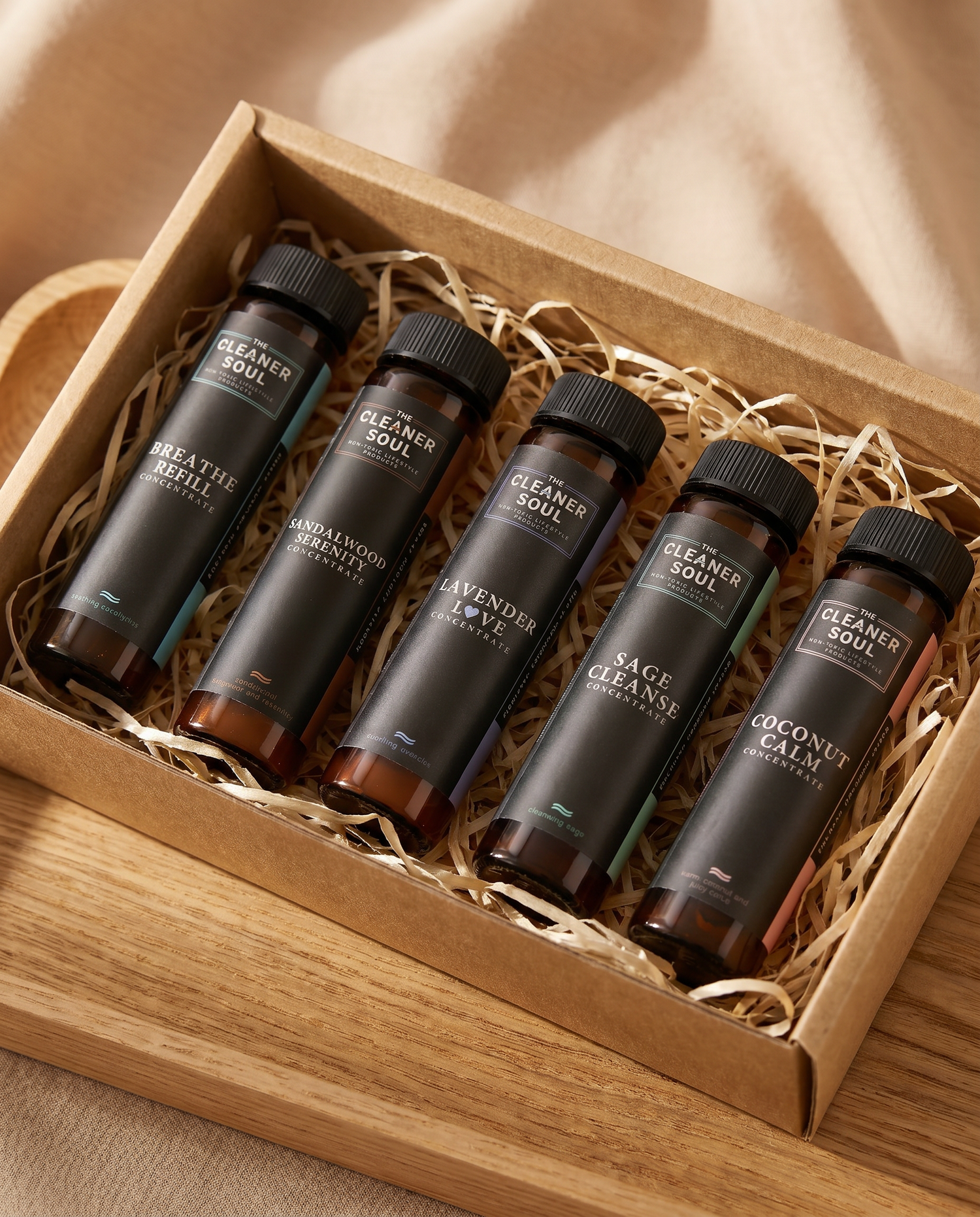 Soul Collection Cleaner Concentrate Refills — Non-Toxic, Plant-Based | 5-Pack