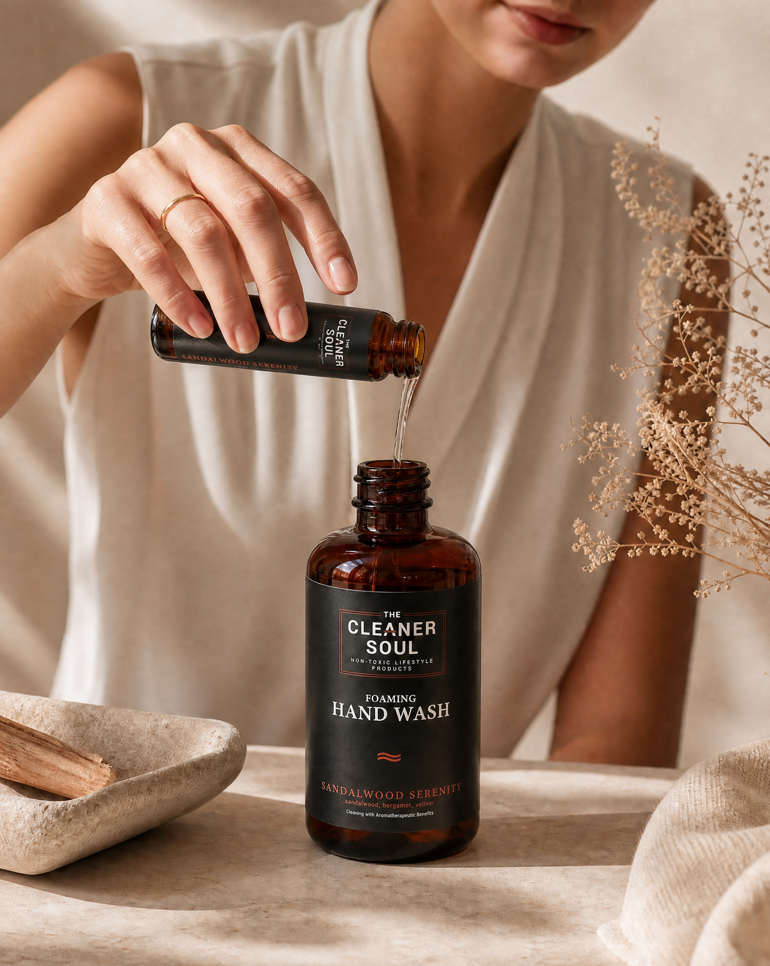 Sandalwood Serenity Hand Wash Refills | 2-Pack - The Cleaner Soul