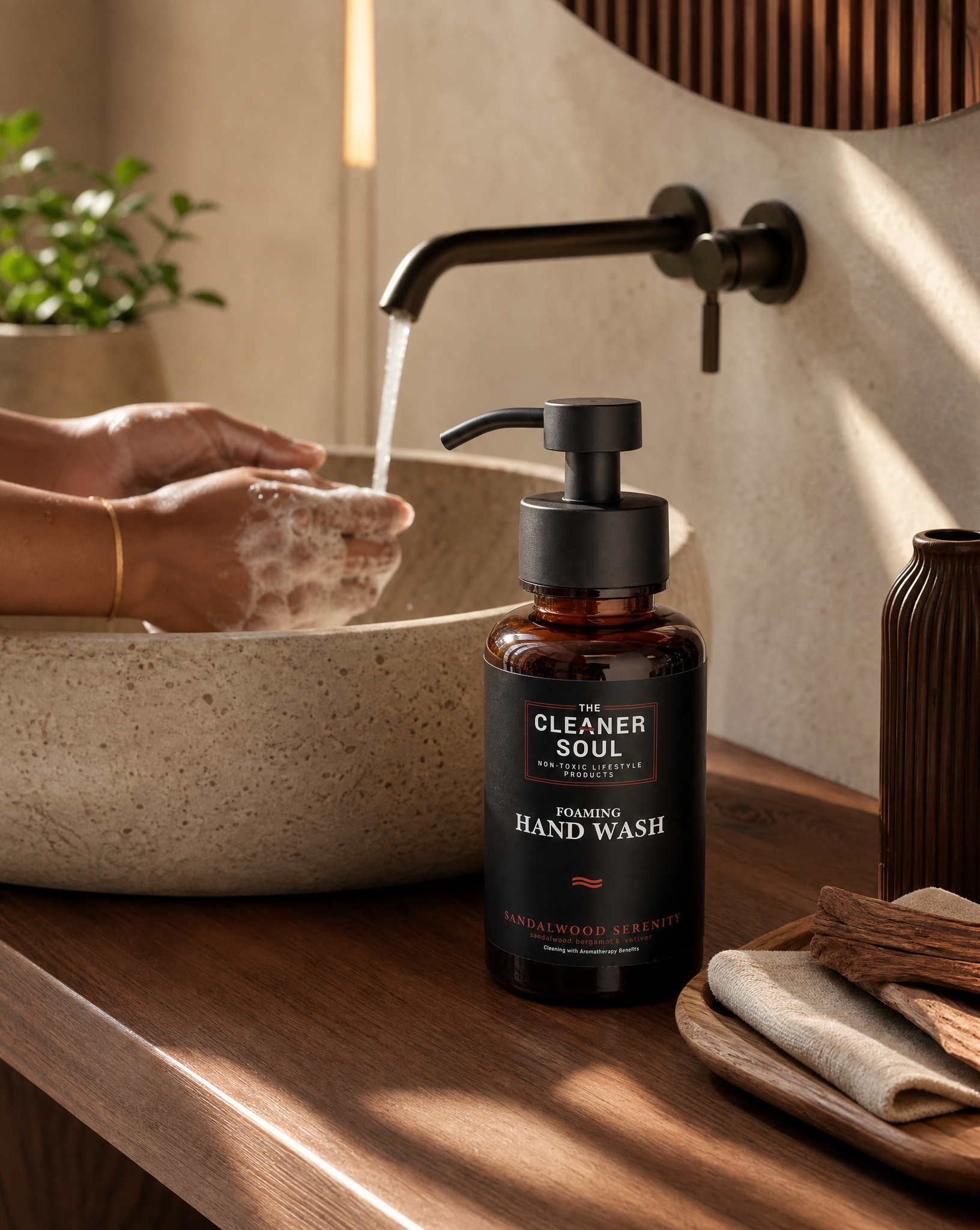 Sandalwood Serenity Hand Soap - The Cleaner Soul