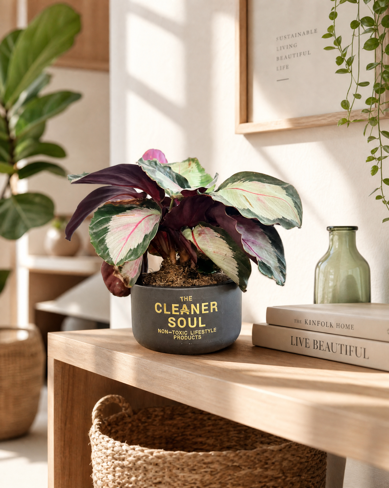 Signature 3-Wick Beeswax Candle in Concrete Vessel – The Cleaner Soul