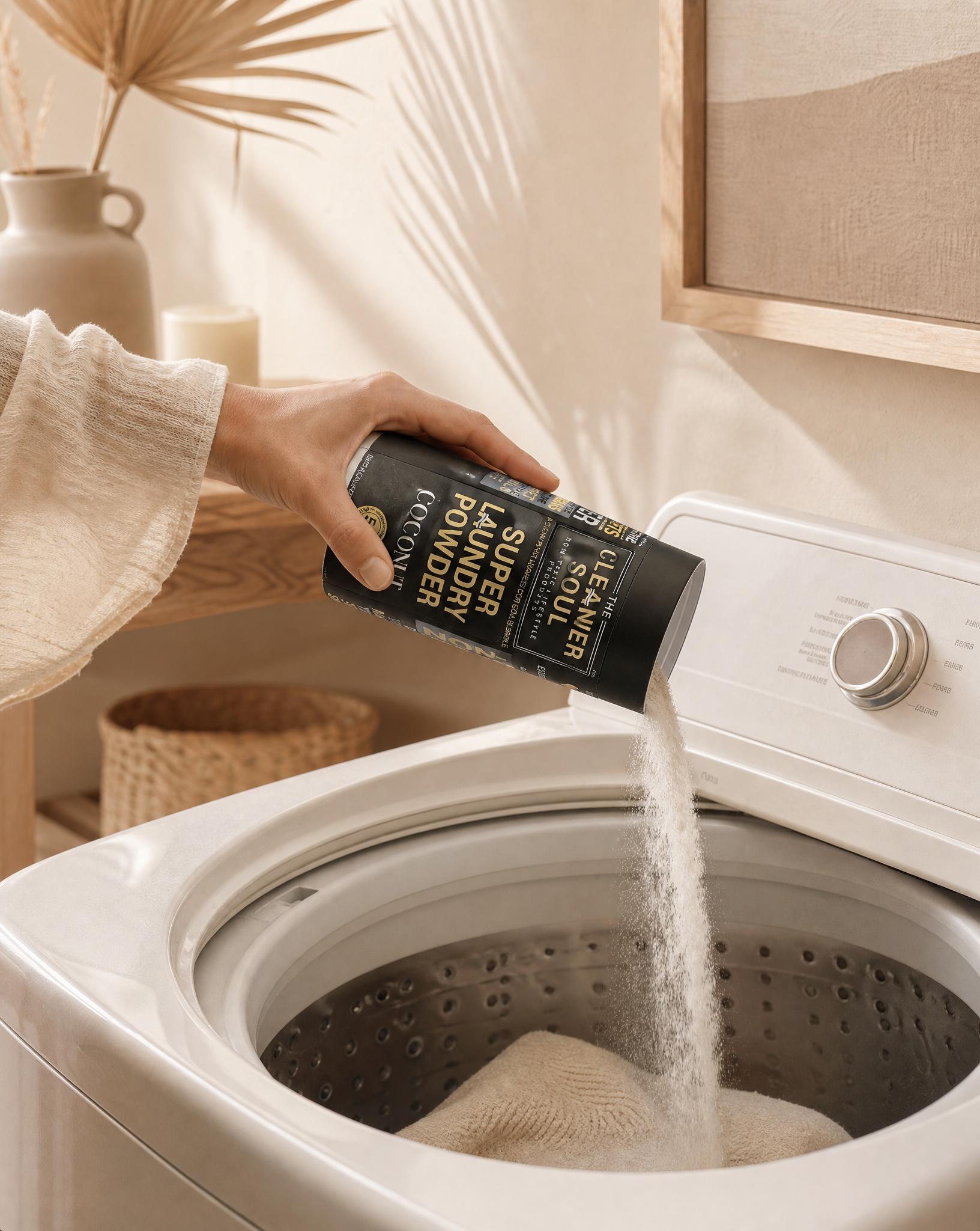 Coconut Calm Super Laundry Powder — Non-Toxic | 50 Washes - The Cleaner Soul