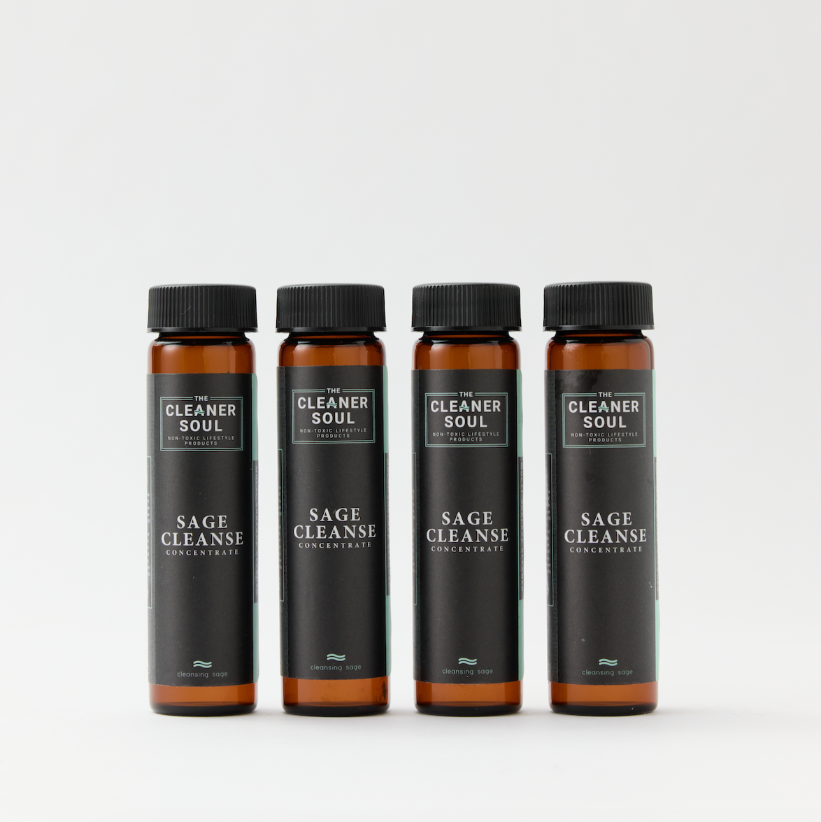 Sage Cleanse Cleaner Concentrate Refill Vials 4-Pack – The Cleaner Soul